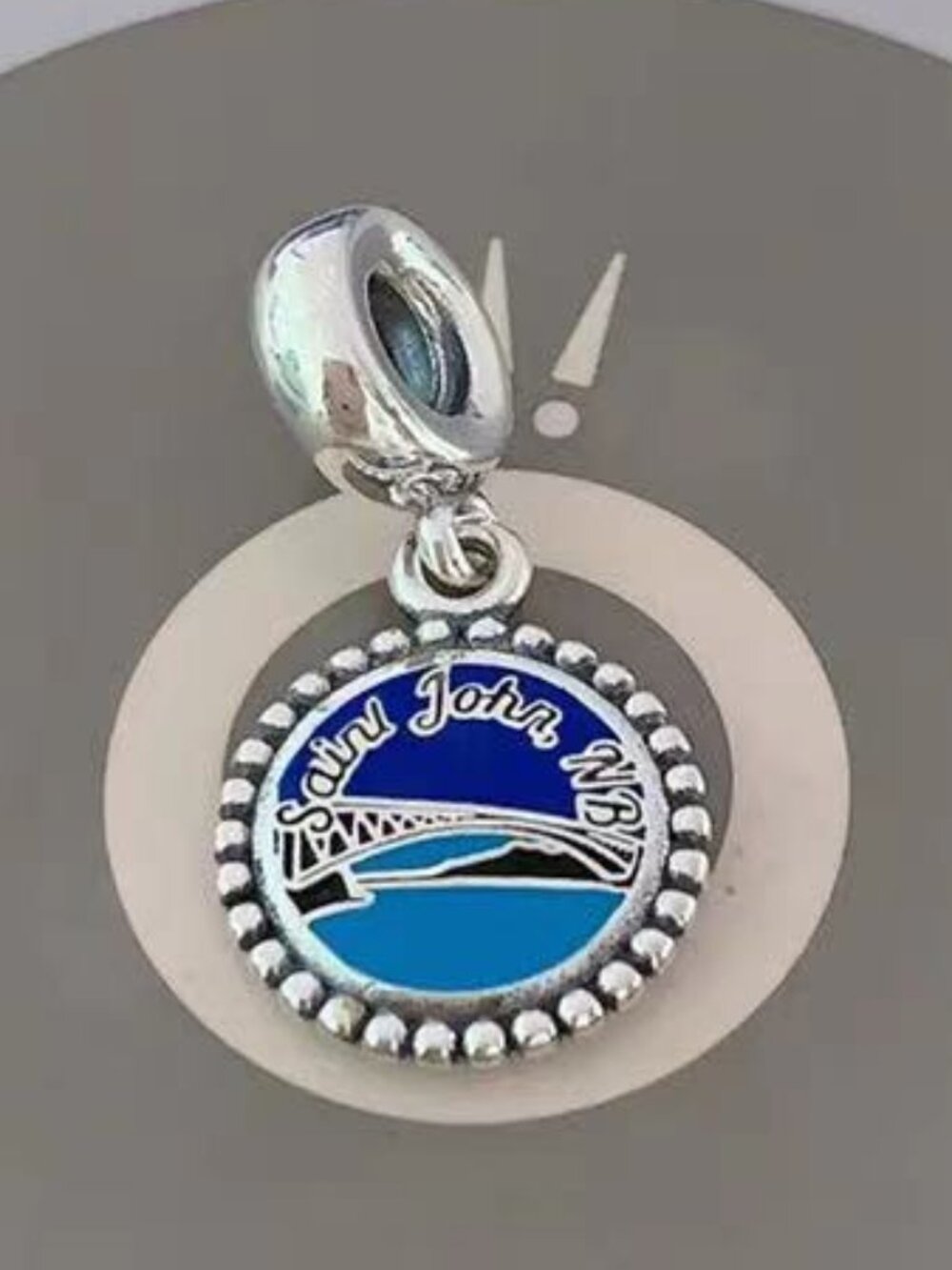 Pandora Saint John .NB Dangle Charm Falls Bridge Unforgettable Moments Pendant
